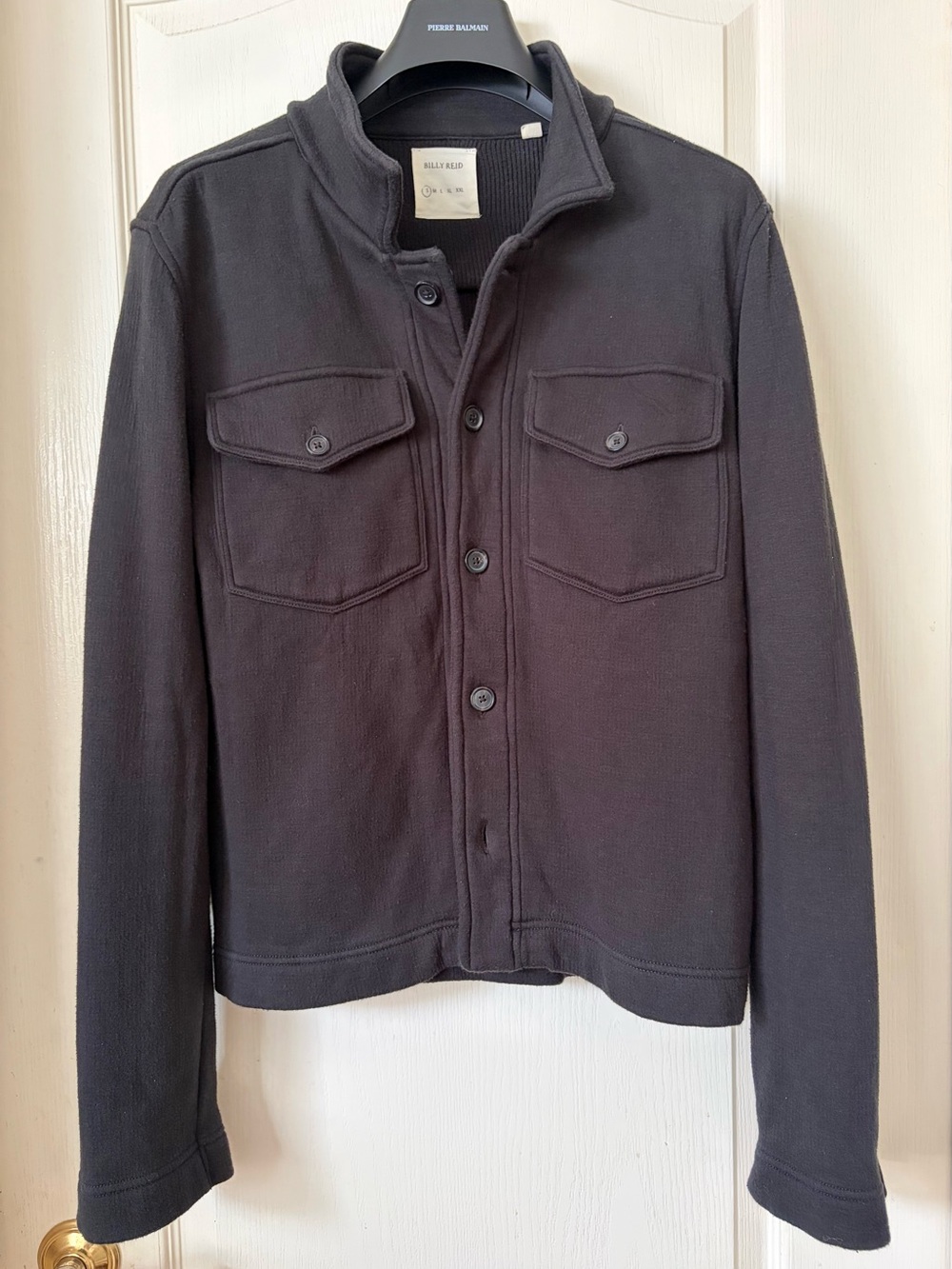 Billy Reid Cotton Black Trucker Jacket size small